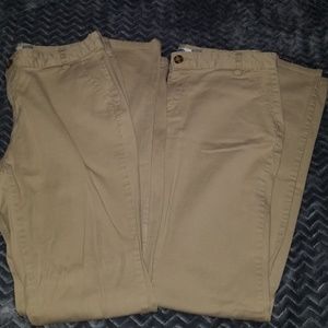 Lot of 2 Youth Girls Uniform Pants